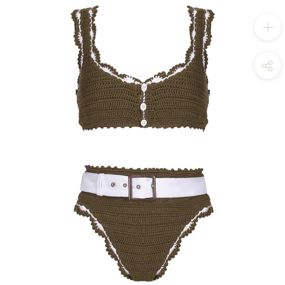 black MAIYO knit ‘LUNA’ high waisted bikini - Picture 5 of 6